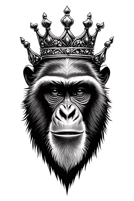 Monkey With A Crown