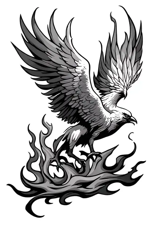 Phoenix Rising Phoenix From Fire