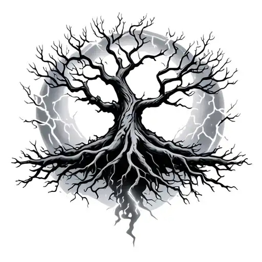 Lightning Like The Roots Of The Tree