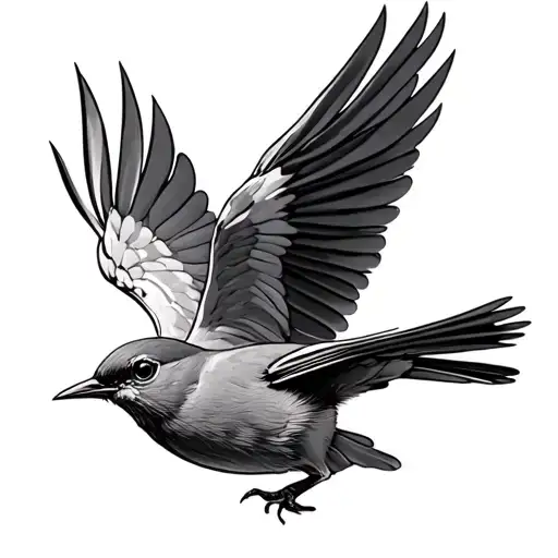 Wren In Flight
