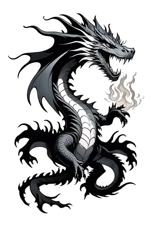 Dragon Breathing Fire