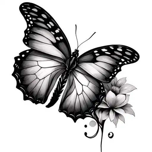 R Infinio L And A Butterfly Of Color