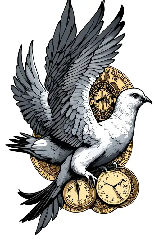 Money And Time And No Pain No Gain And A Dove