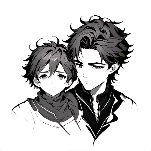 Father And Son Anime Inspired