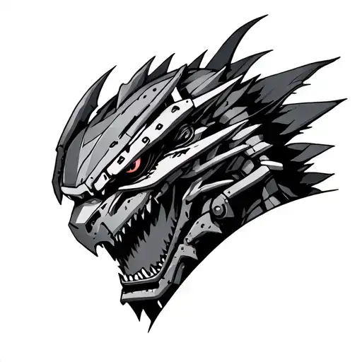 Kiryu Mechagodzilla Face