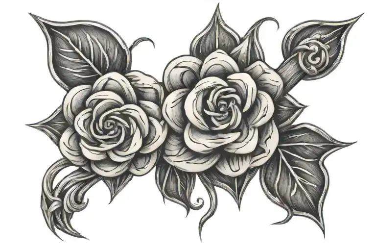 Witch's Knot Plus A Flower