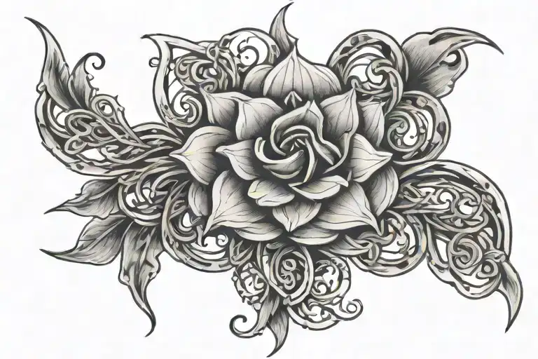 Flower Plus A Witch's Knot