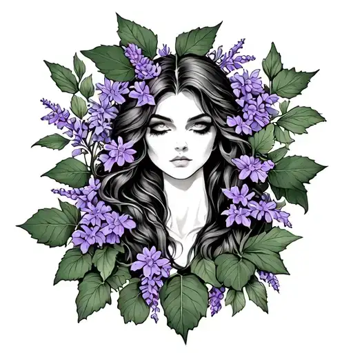 Poison Ivy Vines With Lavender And Eucalyptus