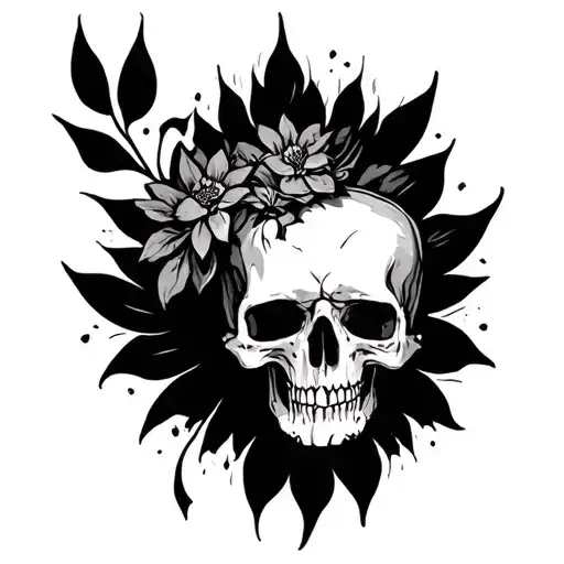 Smal Manly Tattoo No Shading