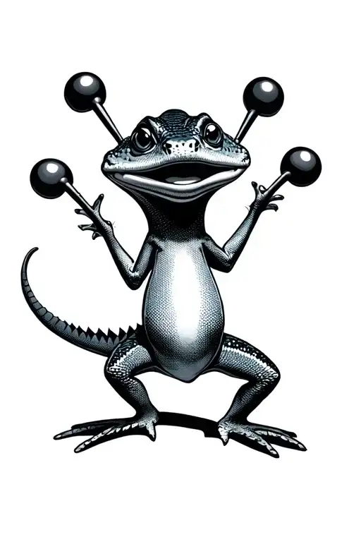 Simple Geko Juggling 3 Clubs