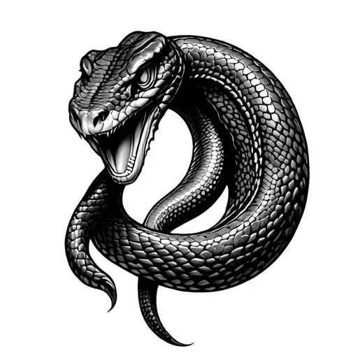 Small Hip Snake Slithering