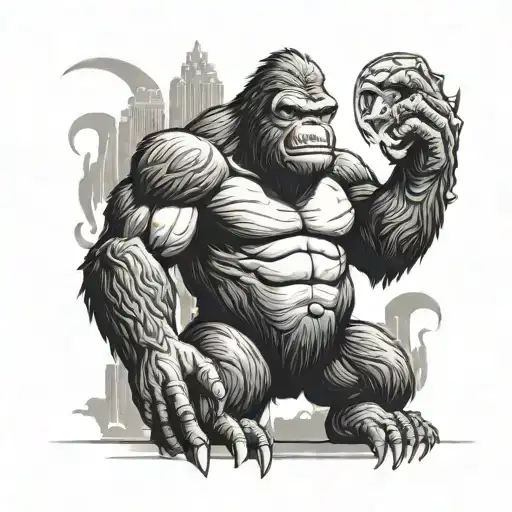 King Kong And Godzilla Atomic Breath