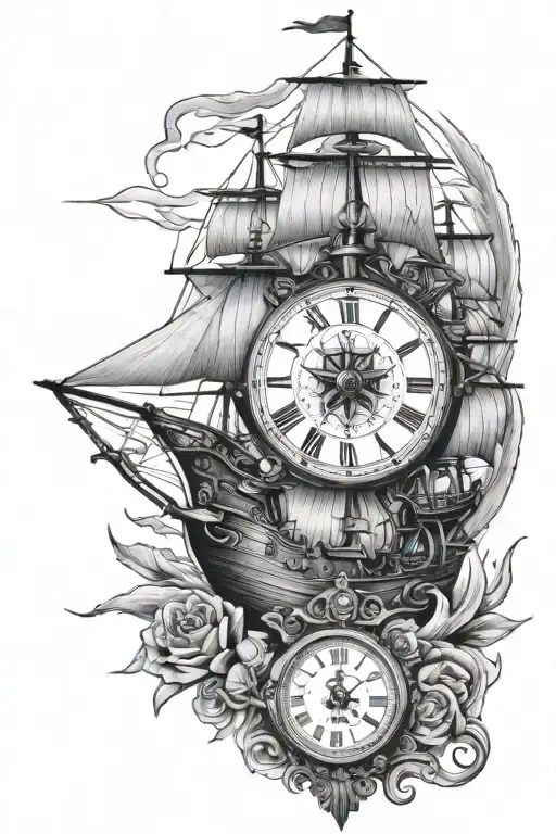 Ship With Time Piece