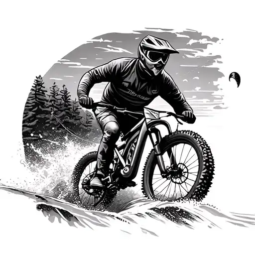 Mountainbiking And Kitesurfing Scene