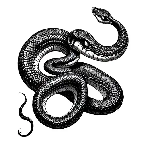 A Snake On The Forearm