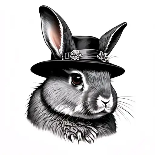 Rabbit With Hat