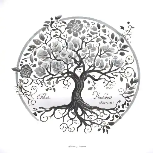 Tree Of Life With Names Incorporated