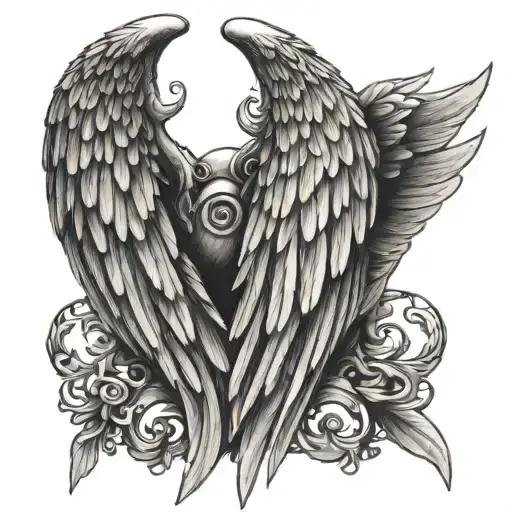 Angle Wings With Si