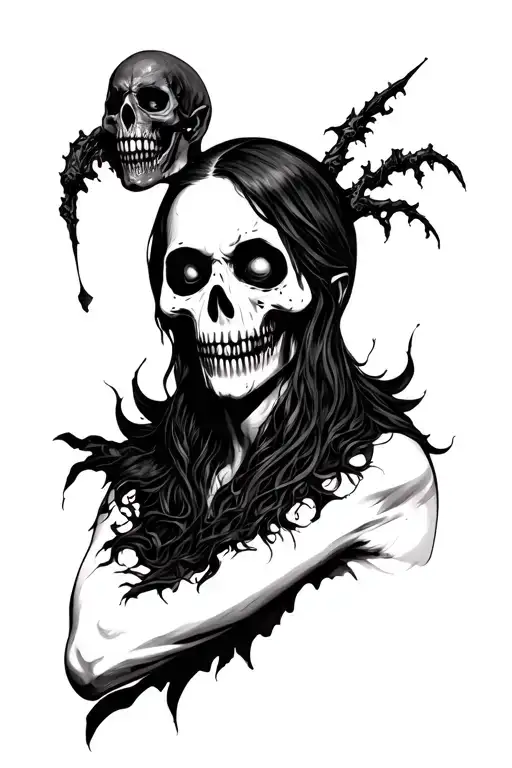 Create A Full Arm Tattoo With Anything Horror Themed