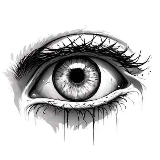 One Eye With The Hanging Nerve