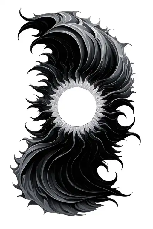 Sun Wave Forming The Shape