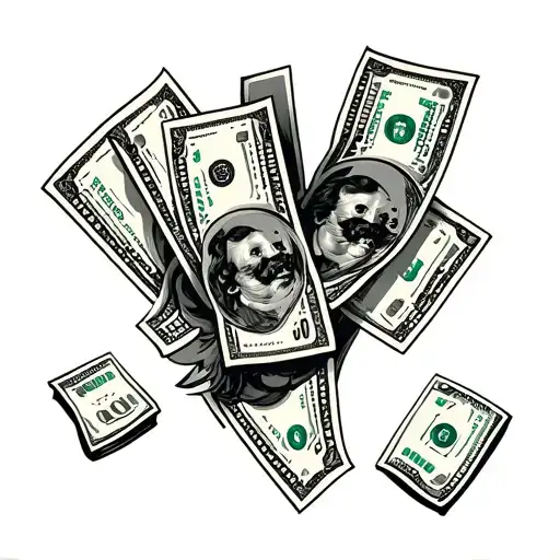 Money Atm Tattoo Design