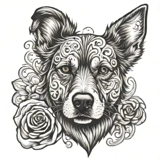 Letters L And J With Dog Face Morphing