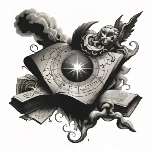 Book Themed With Astrological Elements