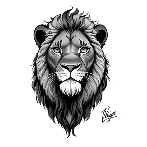 Adult Simba With Smoke Out Of Eyes