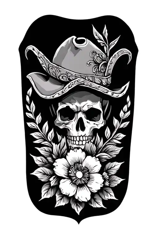 Western Floral Leather Work Design