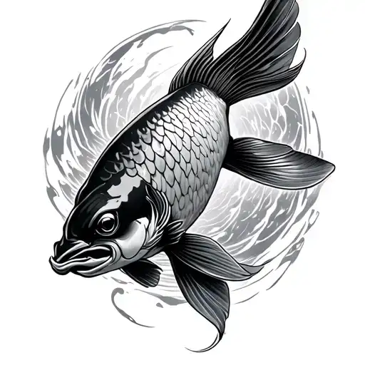 Jin-jan-shaped Carp And Takesy Kovacs Altered Carbon Inspired