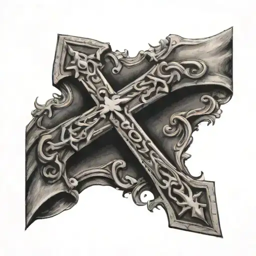 Cross With Bible Verse In It With The Armor