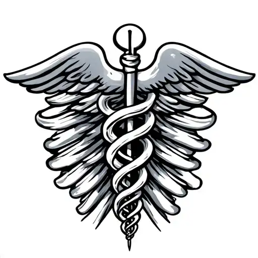 Rod Of Asclepius Medical Staff