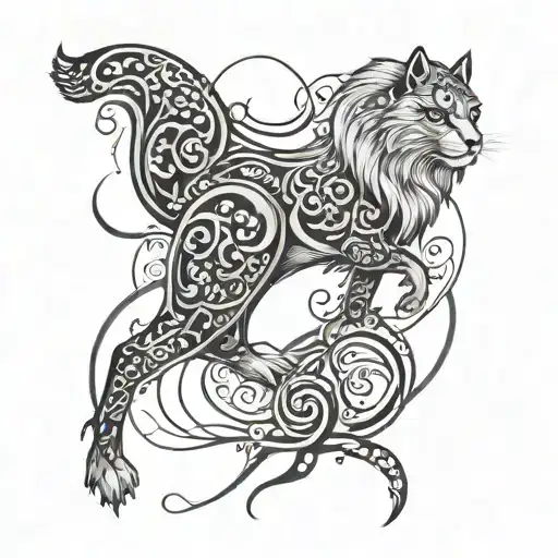 Create Persian Words Drizzling
