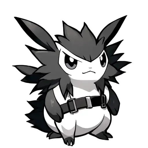 Pokemon Weed With Hairy Chest Wearing A Jockstrap