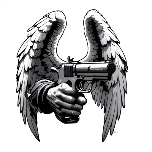 Angel Gun Shooting