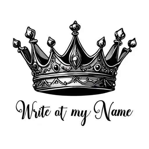 Write Out My Name Tiara And Draw Crown Made