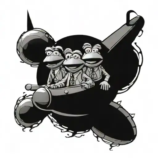 Muppets And Spaceship Flying