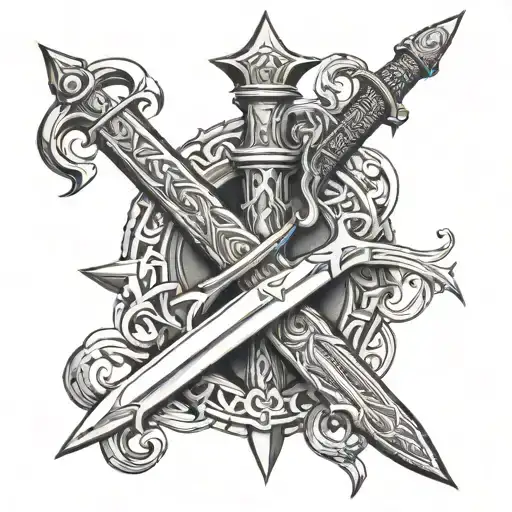 Templar Sword Intertwined