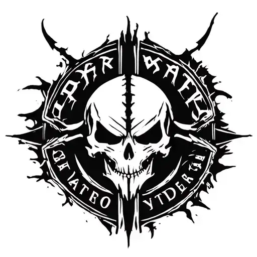 Darksiders Death Logo
