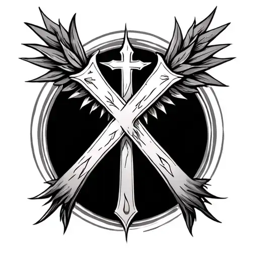 Cross With Corona And 2010