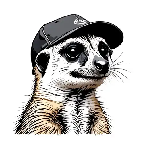 Meerkat With A Sideways Cap