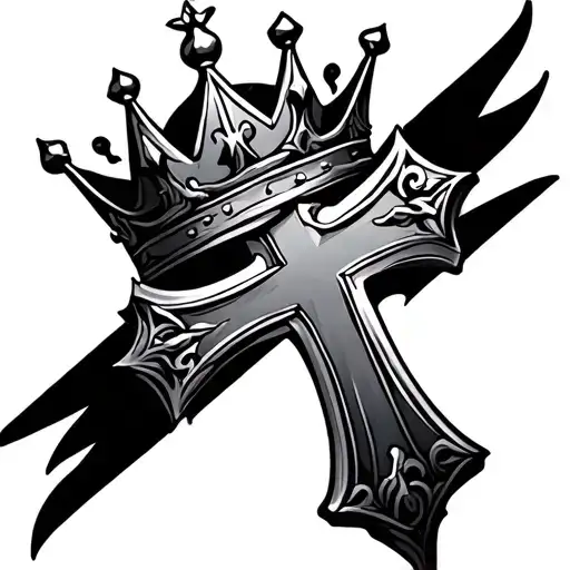 Cross With Crown