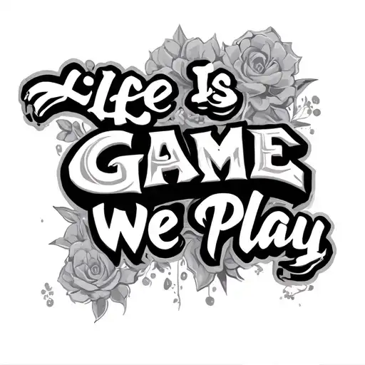 Life Is A Game We Play Text