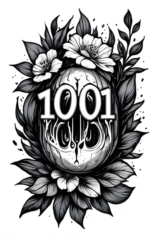A Simple Line Art Design For My Forearm That Contains The Hidden Numbers 100101