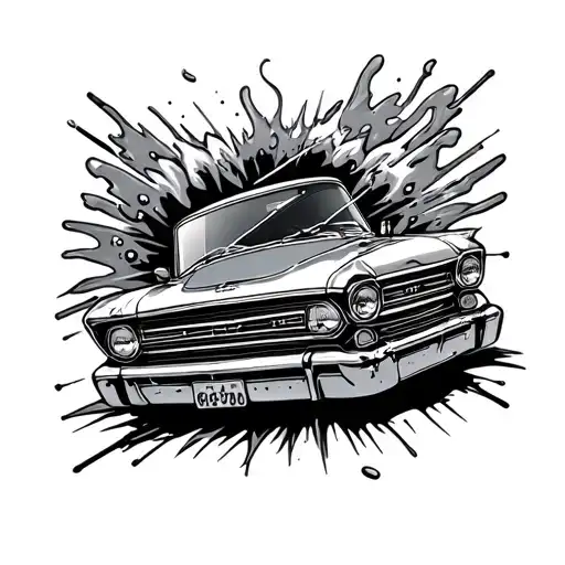 Gangster Car Wash With A Joint