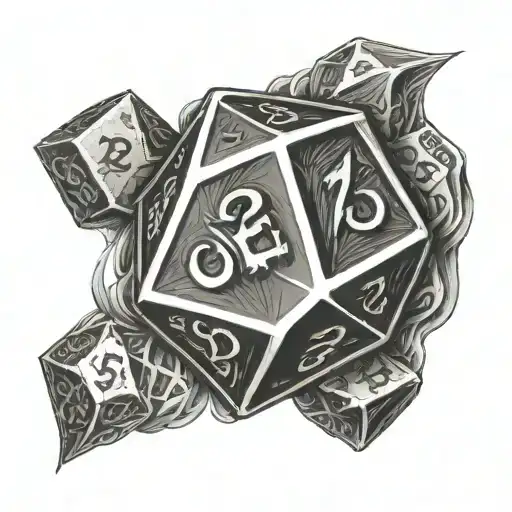 D20 Dice Rolled 1