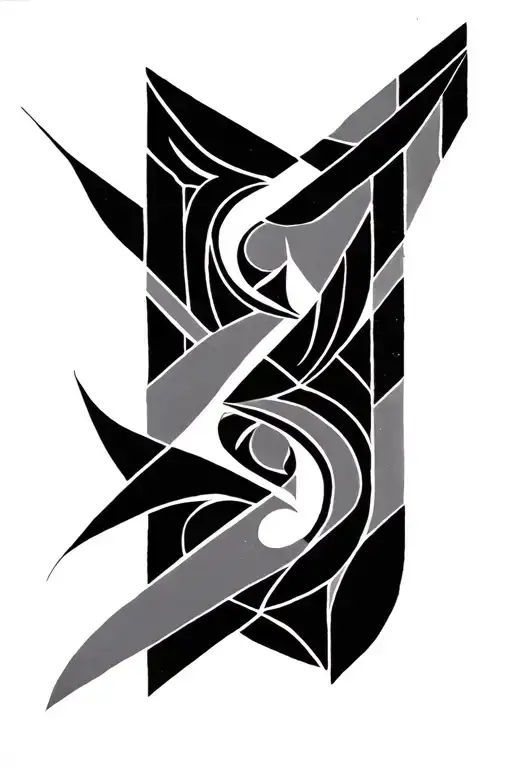 Hunuman Geometric Pattern Inspired