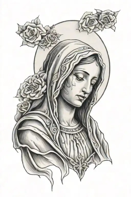 Virgin Mary Crying