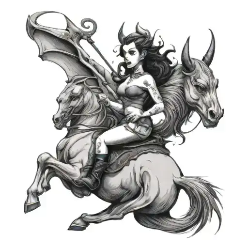 Devil Girl Riding